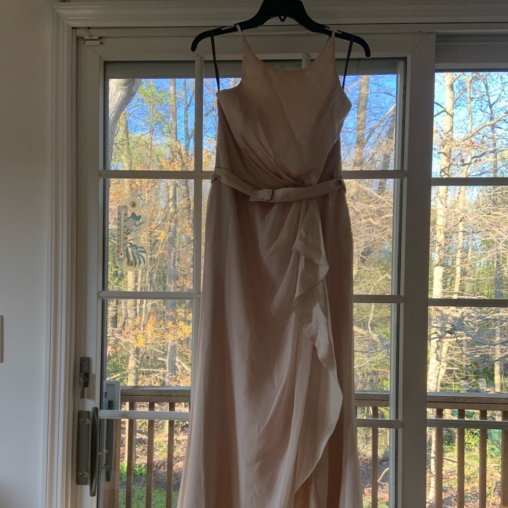 Champagne Prom Dress Size 6